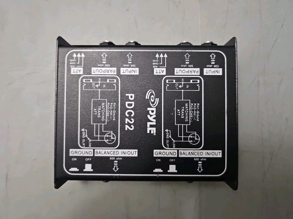Pyle PDC22 1/4" Direct Box