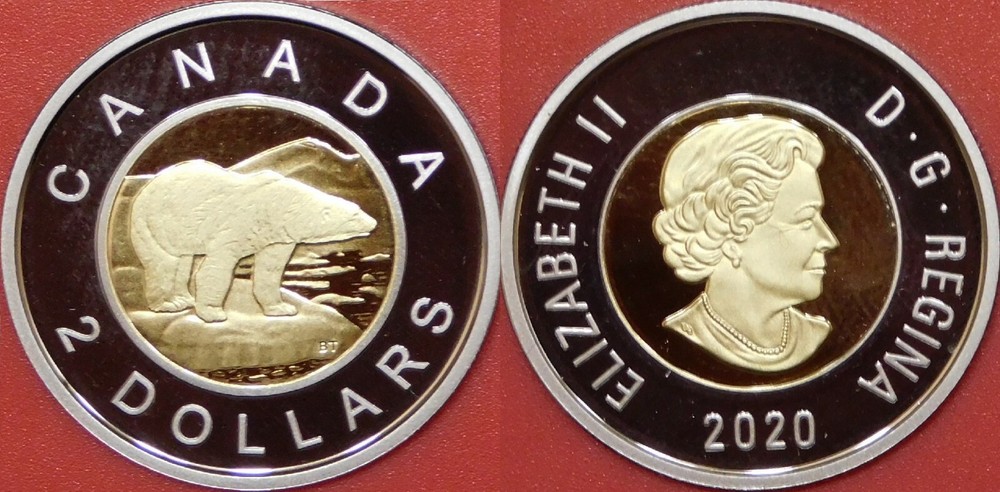 Proof 2020 Canada 2 Dollars From Mint's Set
