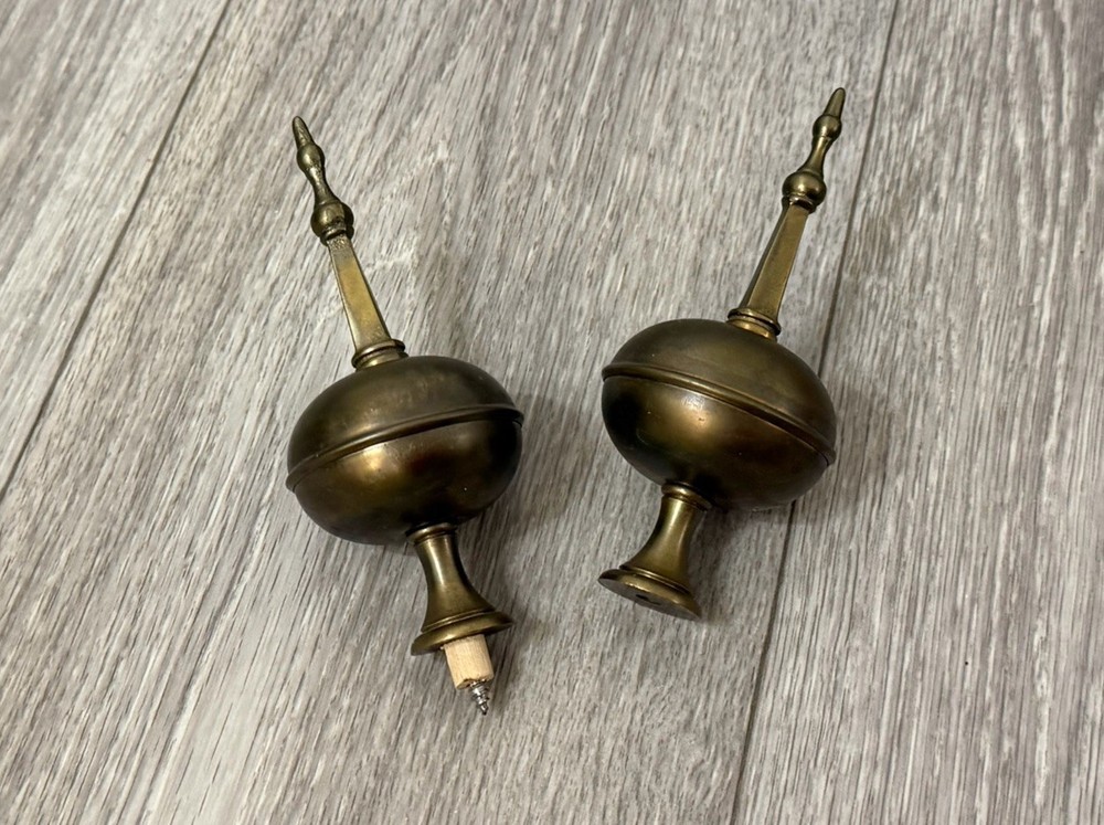 Antique Clock Brass Finial (Early 1900s)