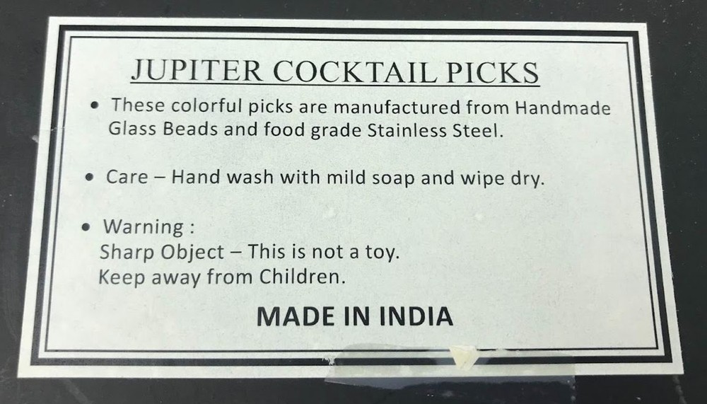 Jupiter Cocktail Picks Set 12 pcs - In Box