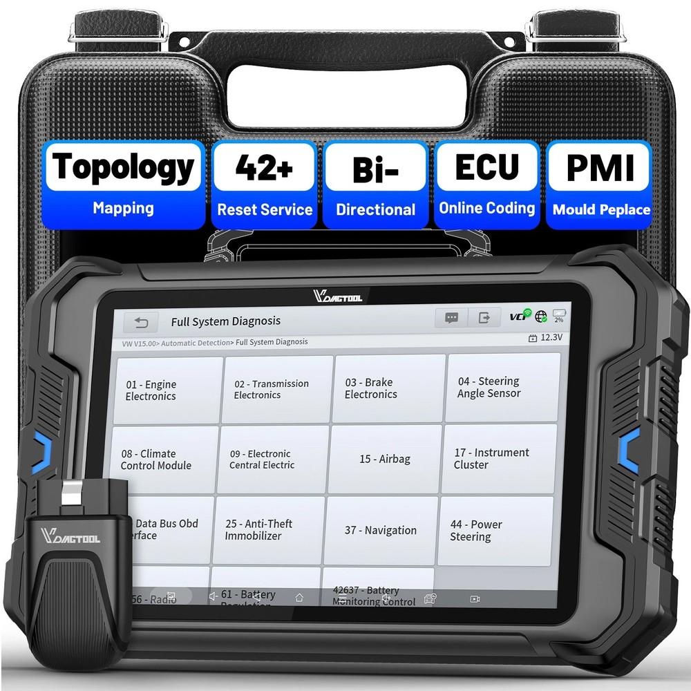 VDIAGTOOL VD80 BT OBD2 Scanner Full System Diagnostic Scan Tool ECU Coding IMMO
