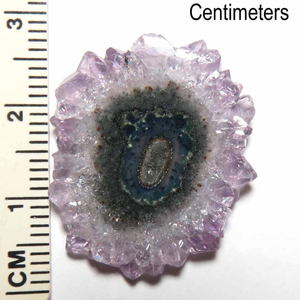 Stalactite Flower Slice Polished Both Sides E318