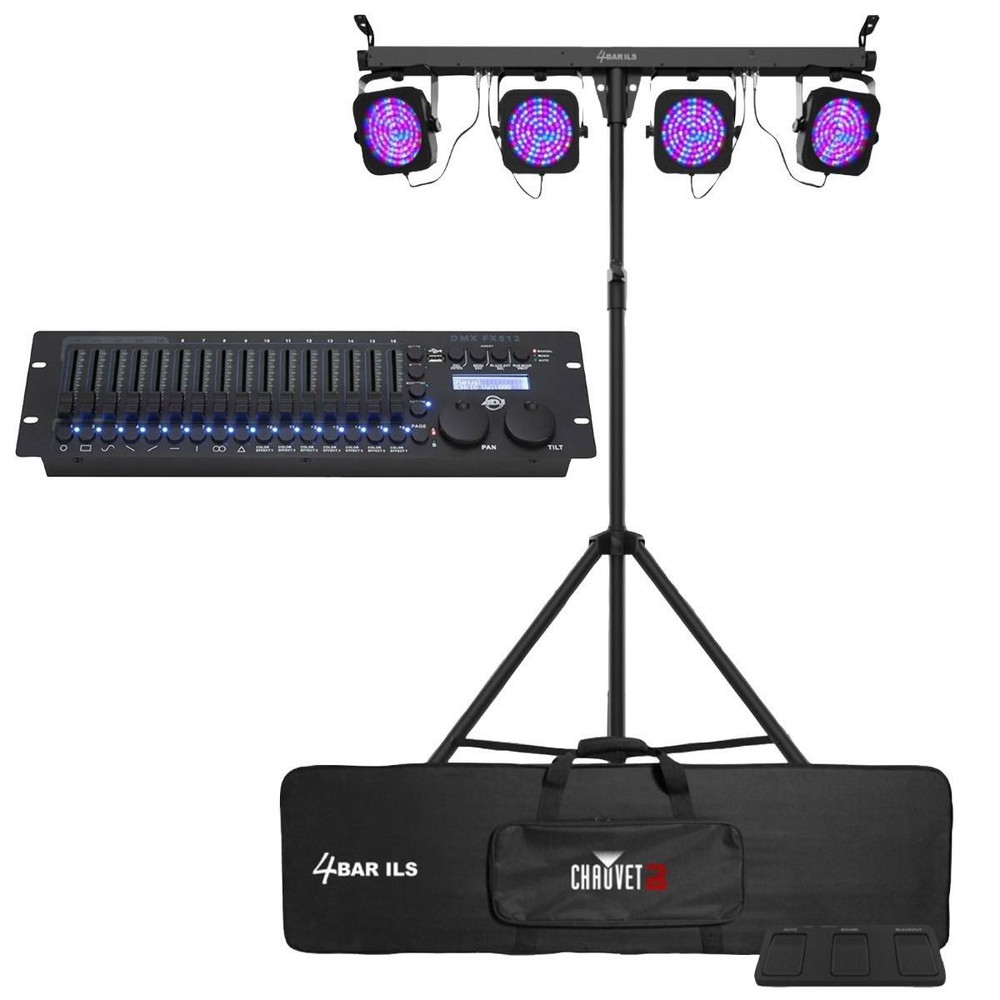 Chauvet 4BAR ILS Complete Wash Lighting Solution & DMX Controller idjnow