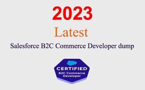 Salesforce B2C Commerce Developer dump GUARANTEED (1 month update)