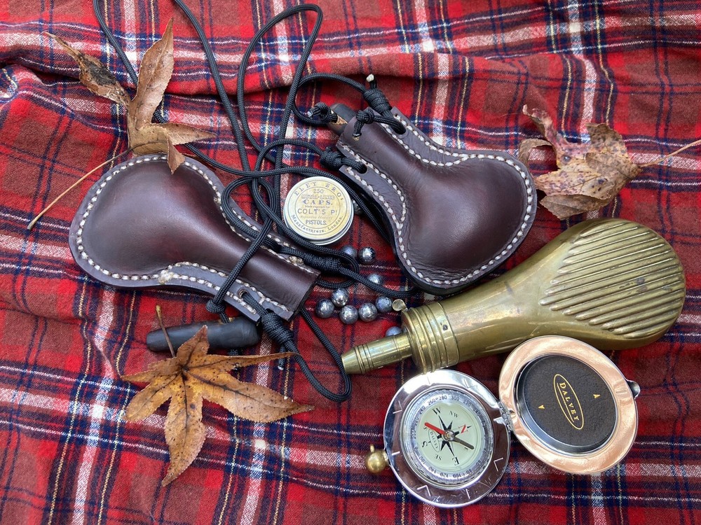 muzzleloading round ball flask