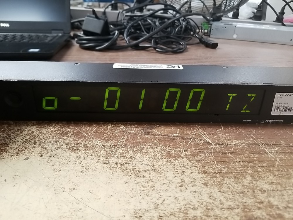 Evertz 1201DD Network Digital Display Clock