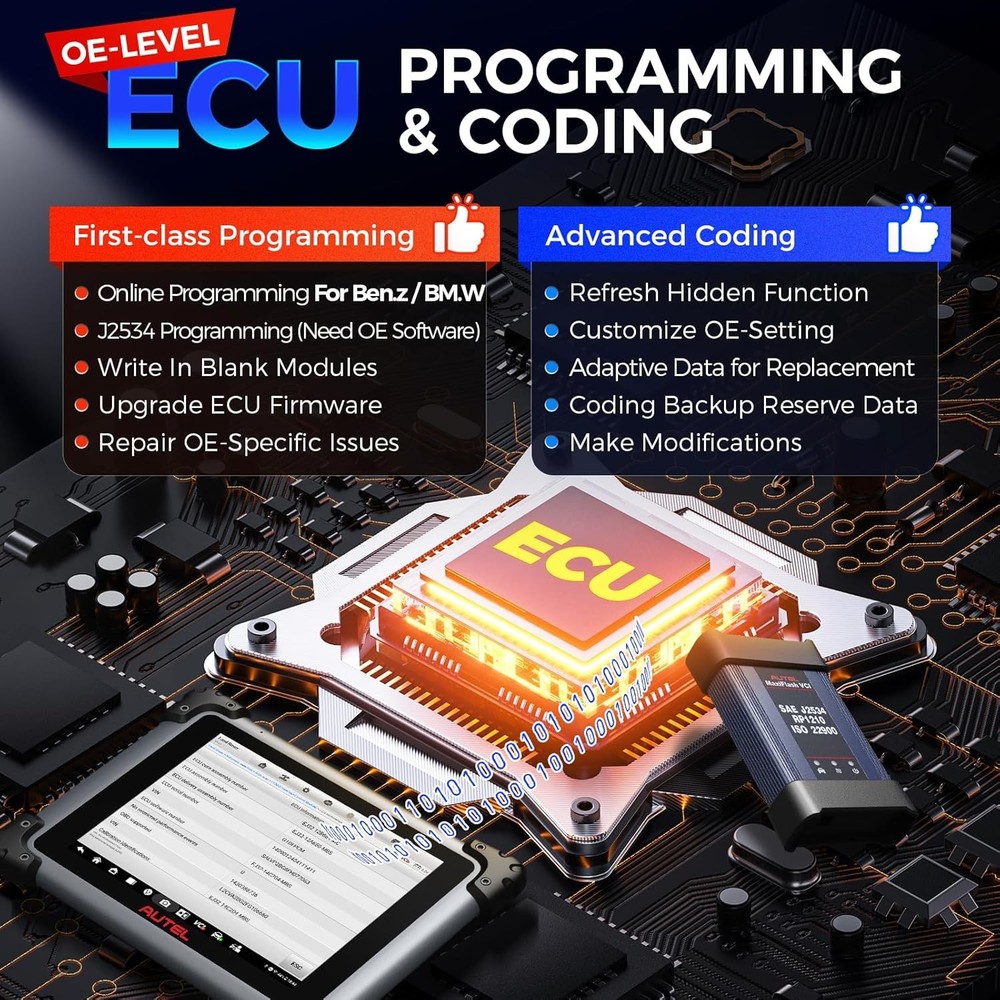 2026 Autel MaxiSys Elite II PRO ULTRA Scanner J2534 ECU Programming Coding Tool