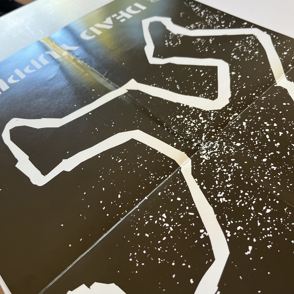 AGNOSTIC FRONT Rare 2001 Punk POSTER Dead Yuppies USA 19x13 Y2K