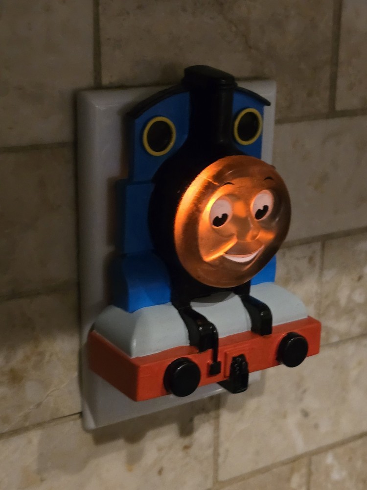 Vintage Thomas the Tank Engine Train Night Light 1992 Working!