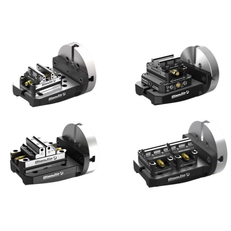 Single-sided bridge plate L block 170-200 / 5-axis 0-point self-centering vise
