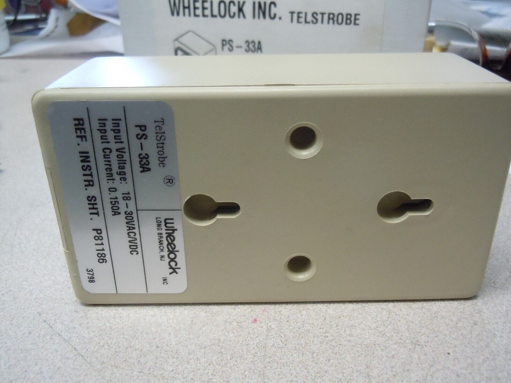 WHEELOCK PS-33A