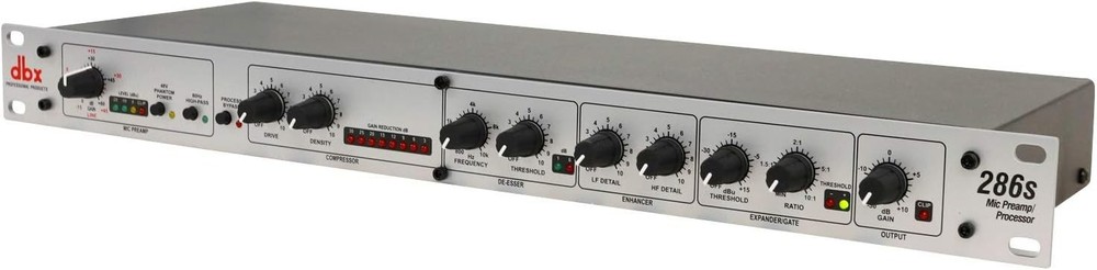 DBX 286S Mic Pre-Amp Processor 286 S Microphone/Instrument Preamp, Phantom Power
