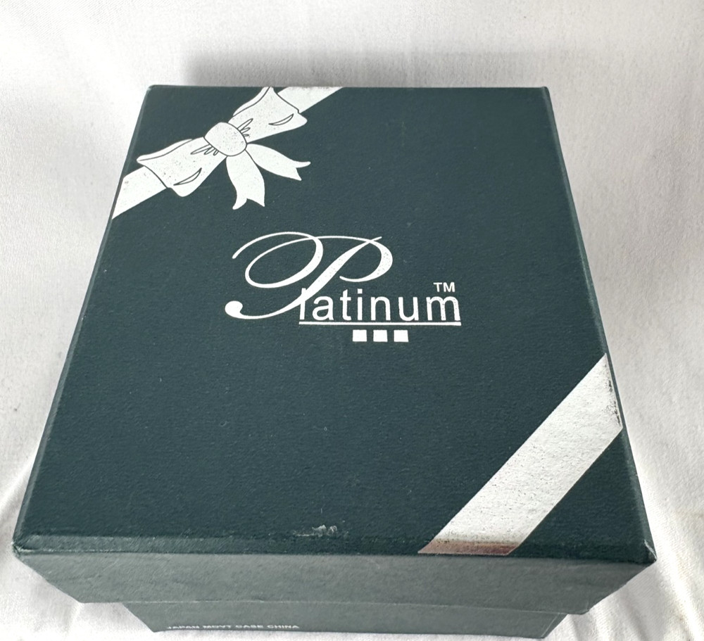 Platinum Miniature Bible Clock Cross Gift