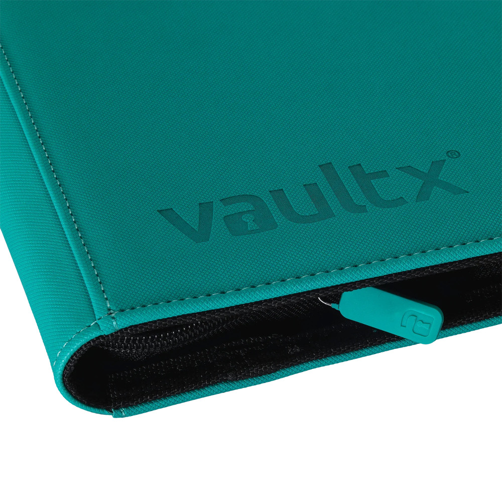 Vault X - 9-Pocket Exo-Tec® Zip Binder - Teal