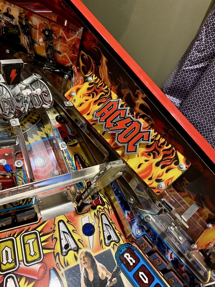 ACDC AC/DC PINBALL Machine Metal Playfield Mod