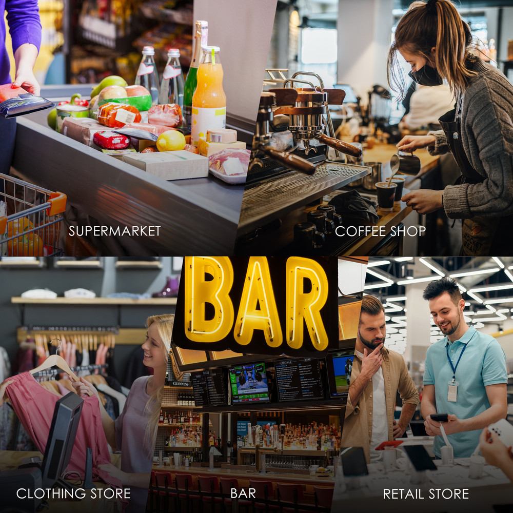 Thermal Receipt Printer 58mm POS Label Printer RS-232 Interface Connect VC-7