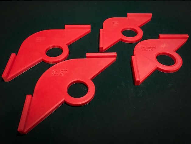 Corner Radius Template Set for Routers, Woodworking Corner Radius Jigs