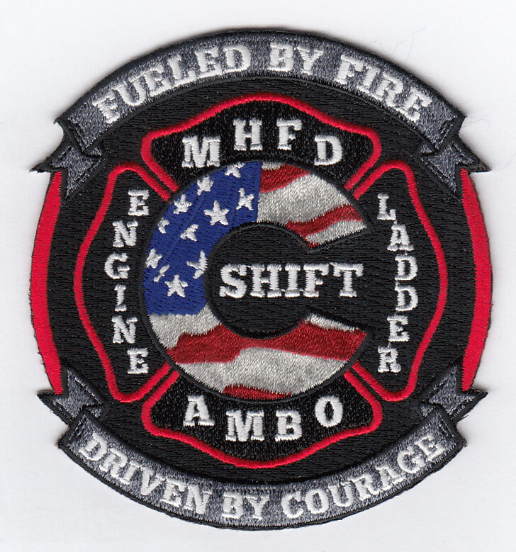 North Carolina Mint Hill Engine Ladder Ambo C Shift Patch