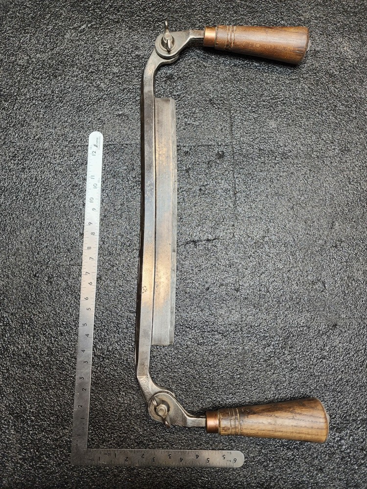 10in. Drawknife W/ Folding Handles Maker Unknown