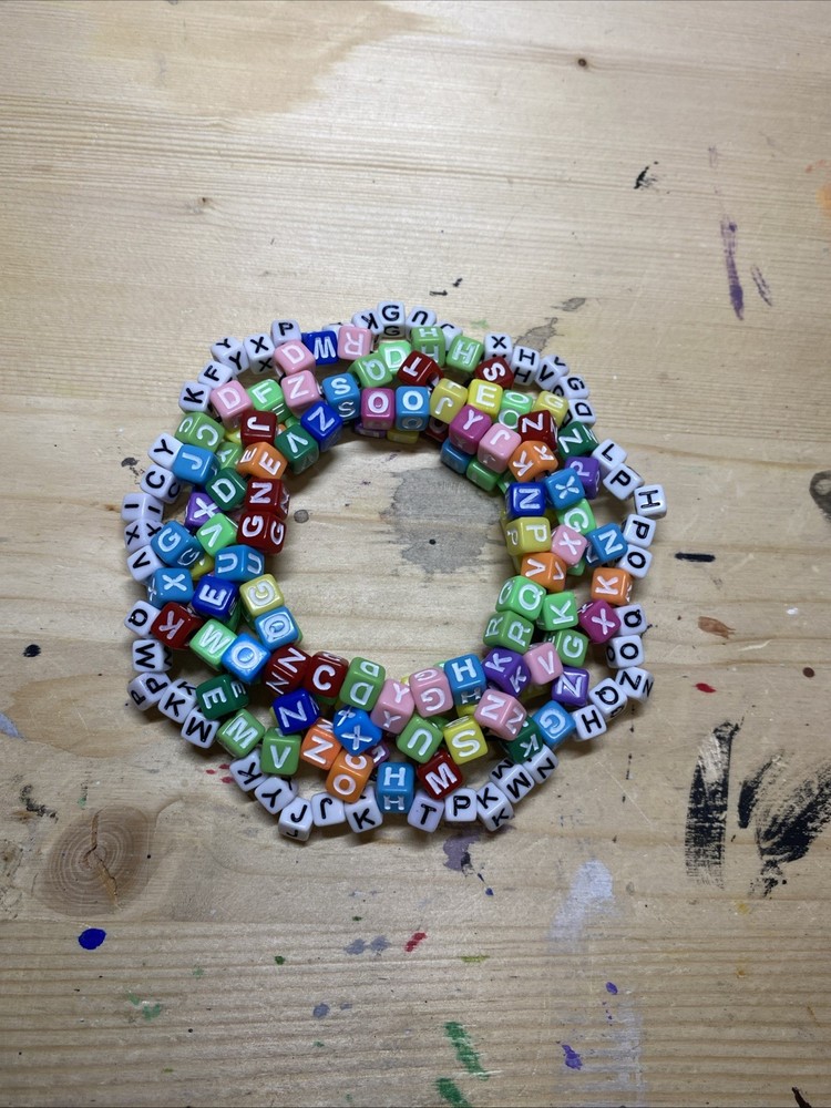 Kandi Letter Mandala Cuff