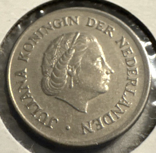 1966 Netherlands 25 Cents