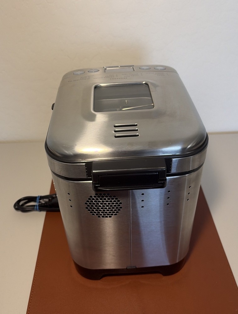 Cuisinart CBK-110 Bread Machine Stainless Steel 1.5lb 12 Programs LCD Timer
