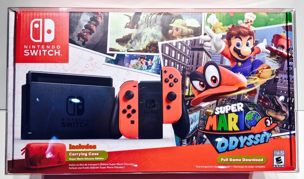 1 Console Box Protector Nintendo SWITCH MARIO ODYSSEY / SPLATOON System Boxes