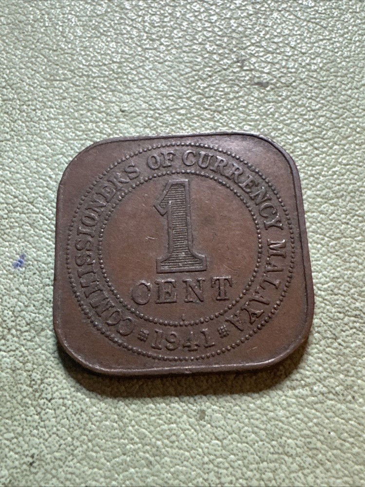1941 Malaya Cent KM 2 George VI