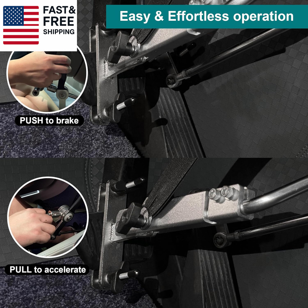 Hand Controls for Disabled Drivers New Model Push and Updated Brake Clamp Pull A