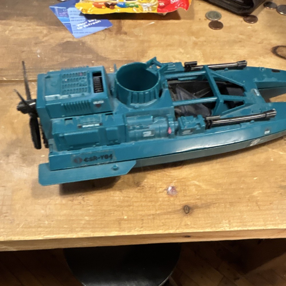 Blue Plastic Hovercraft Model ESR-Y04
