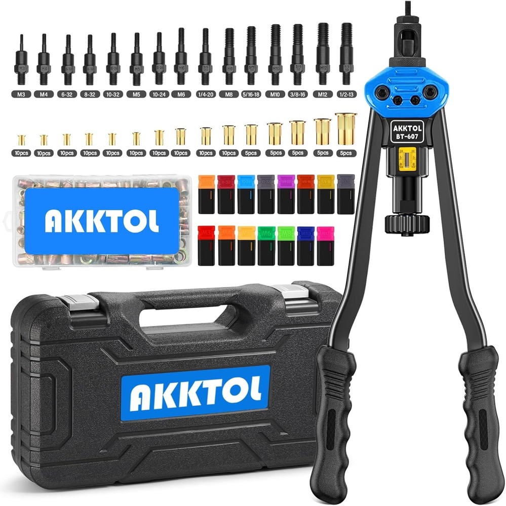 AKKTOL Rivet Nut Tool kit, 16" Rivnut Kit 16"