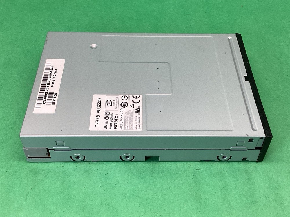 Sony MPF920 - 1.44MB 3.5" Floppy Disk Internal Drive Black - UNTESTED