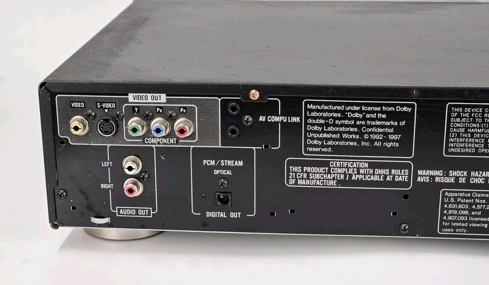 JVC Xv-511 DVD Player