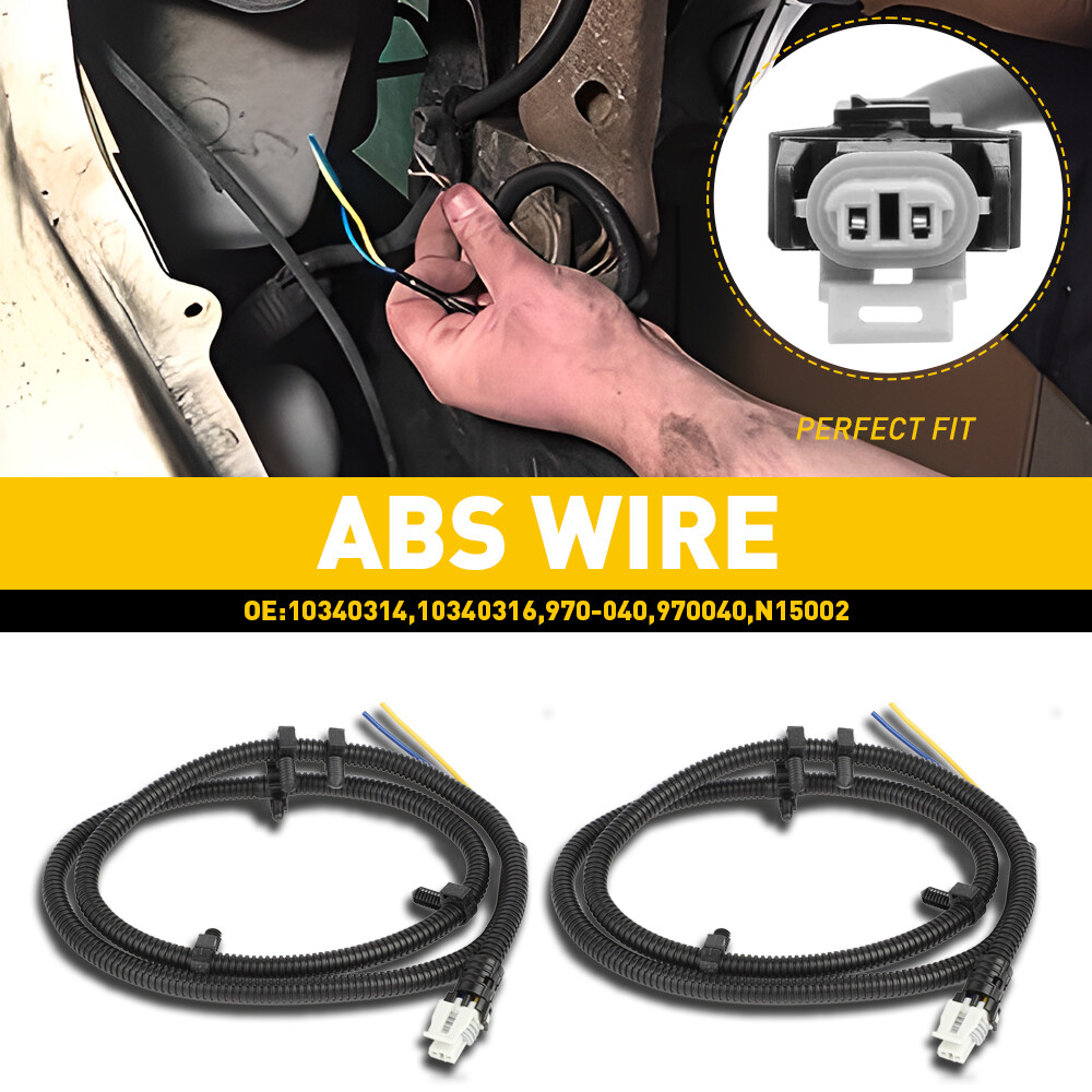 ABS Wheel Speed Sensor Wire Harness Front Left/Right fits Chevrolet Impala 2PCS