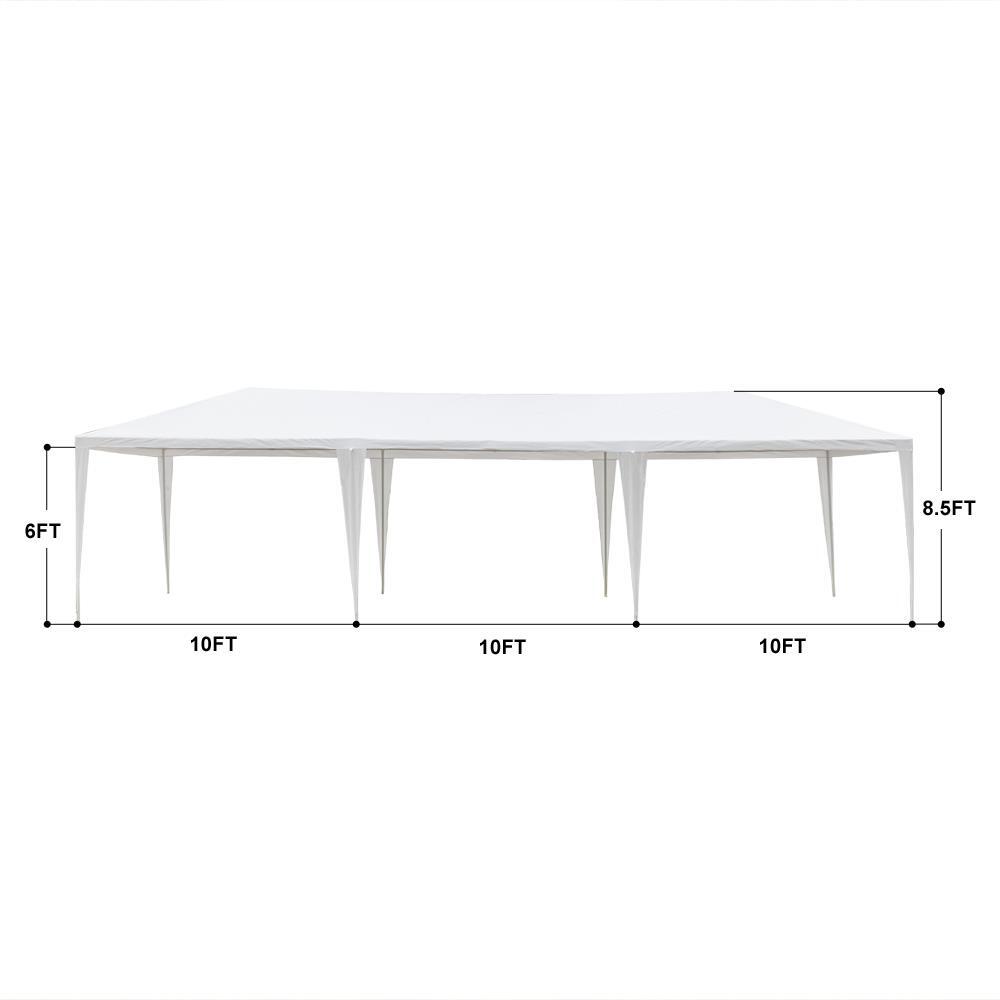 10'x30' Party Canopy Tent Camping Outdoor Waterproof Tent 8 Removable Walls 8