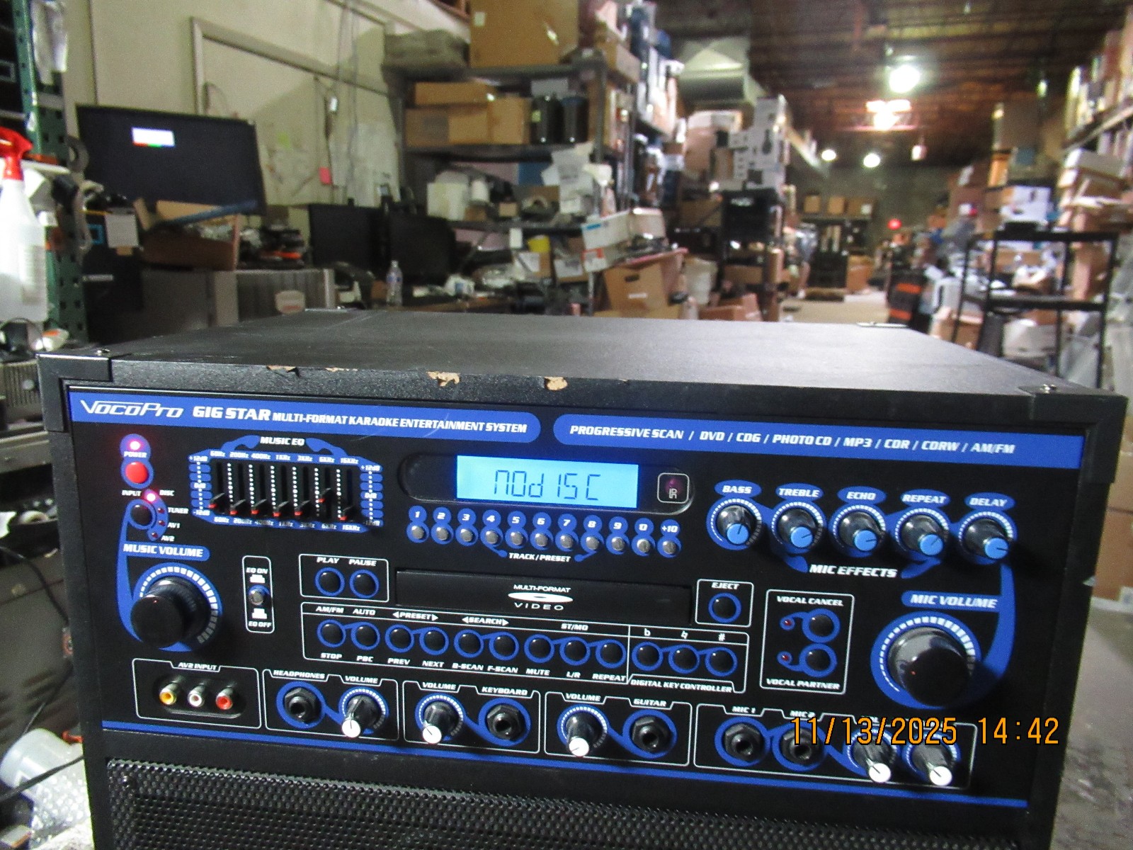 VOCOPRO Gig Star Multi Format Karaoke Entertainment System