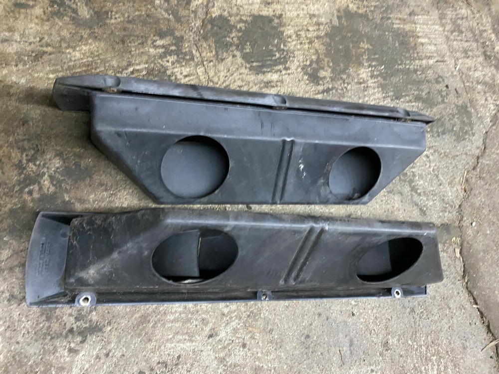 Marine Boat Side Panel Covers Plastic BLACK (PAIR)