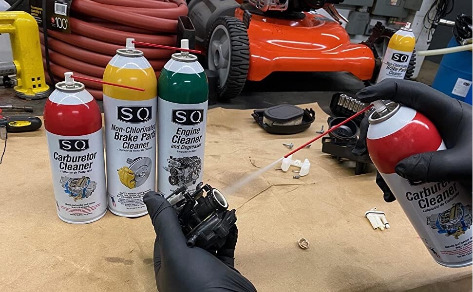 SQ Carburetor Cleaner, 12 pack, 12.5 OZ per can