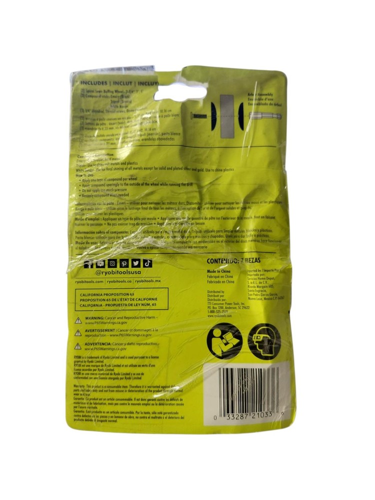 RYOBI A92701 7pc. Buffing Kit