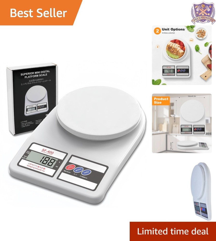 High Precision Kitchen Scale with Digital Display - Ideal for Cooking & Baking