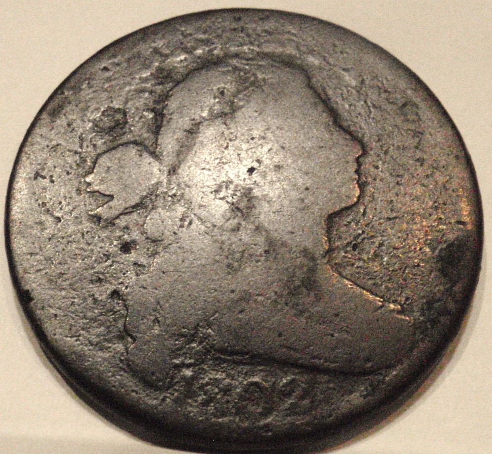 1802 Normal Reverse Draped Bust Large Cent GOOD/VG Coin Nice Example!