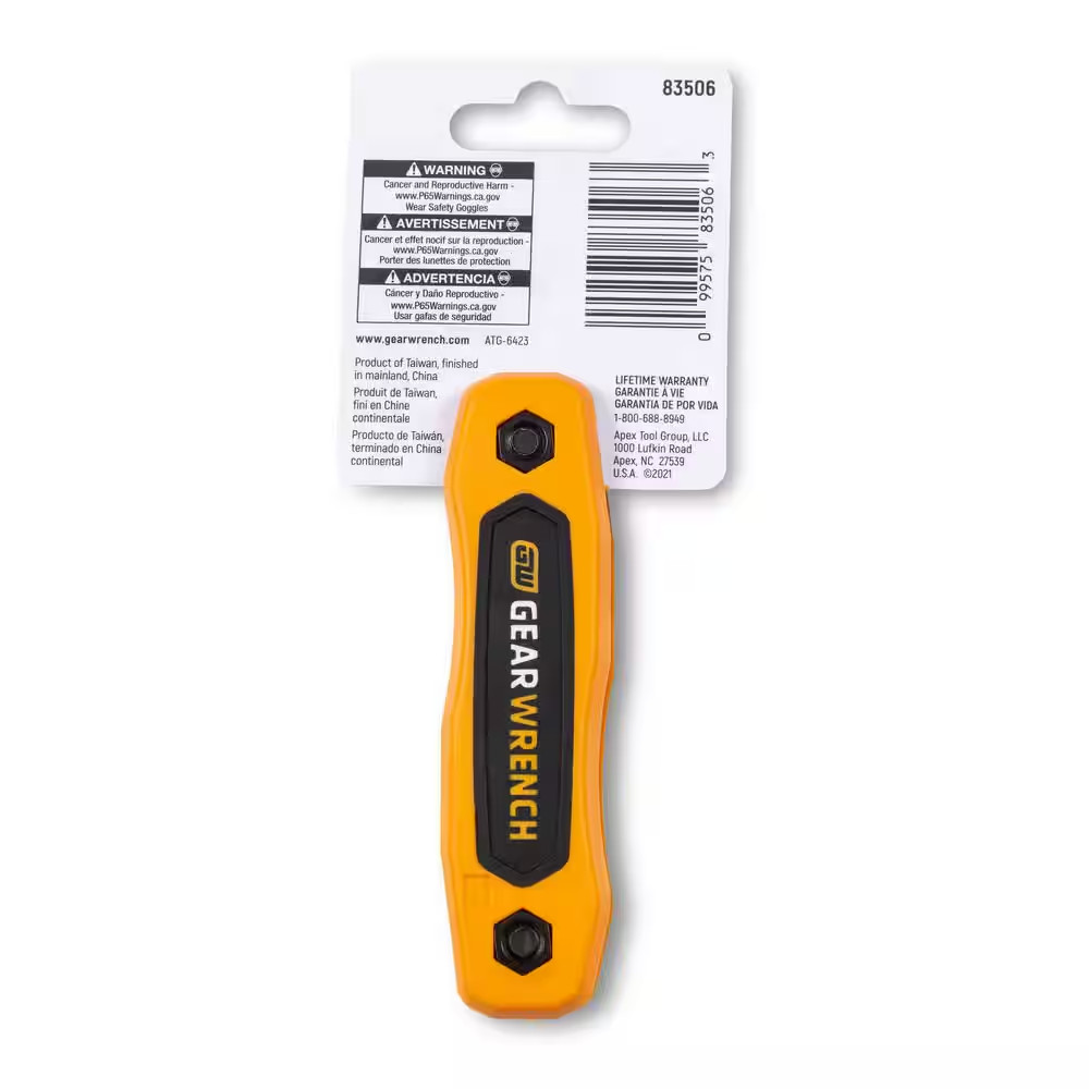 Metric Folding Hex Key Set (8-Piece)