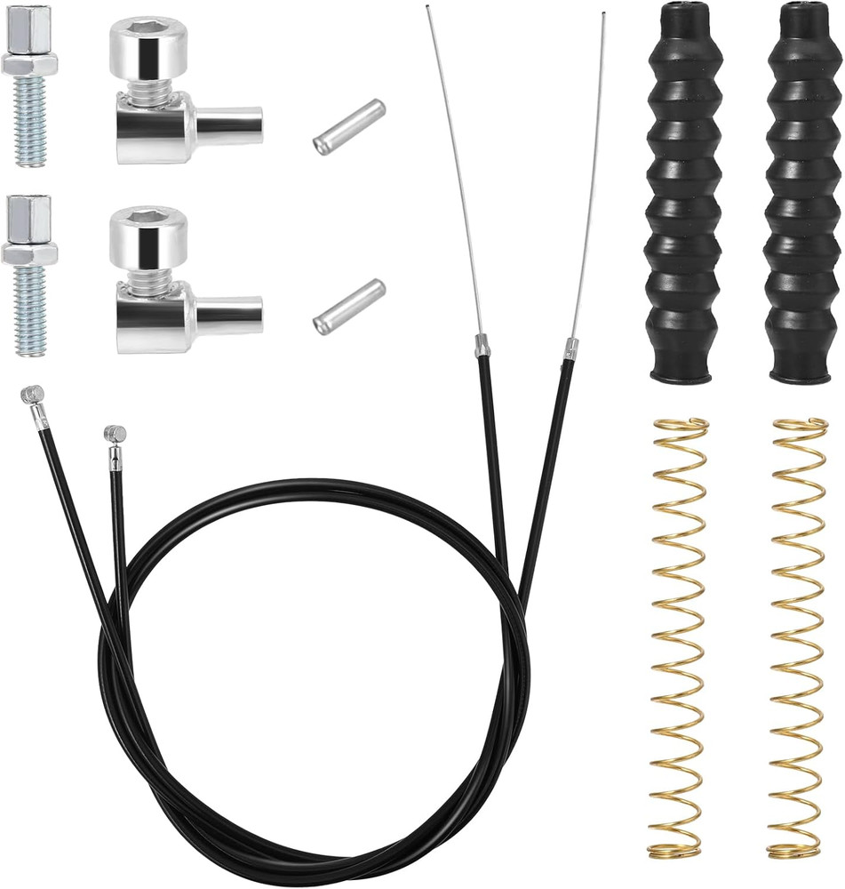 2 Pack Rollator Brake Cable Replacement, 41" Brake Cable for Folding Wheelchair