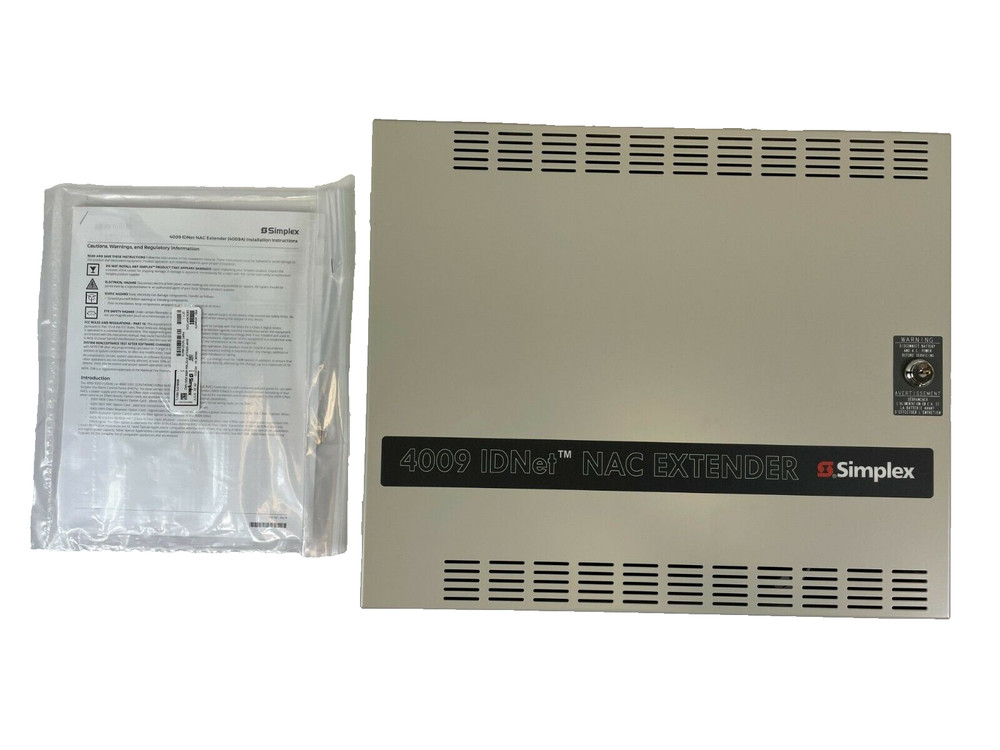 Simplex 4009-9201 NAC Extender Panel - Same Day Shipping (SEALED)
