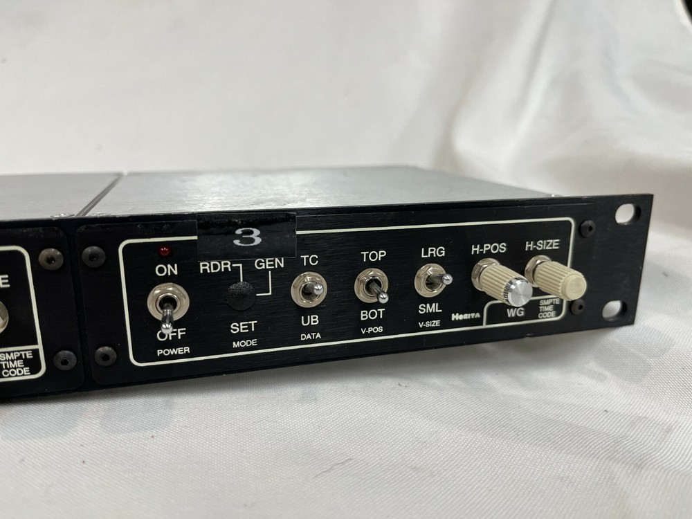 3 Horita RM-50 II Sync Generators On Rack