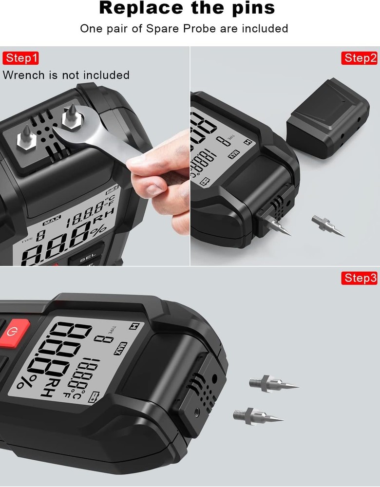 Digital Moisture Meter for Wood