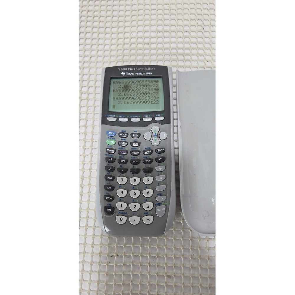 Texas Instruments a TI-84 Plus Silver Edition Calculator School, account work