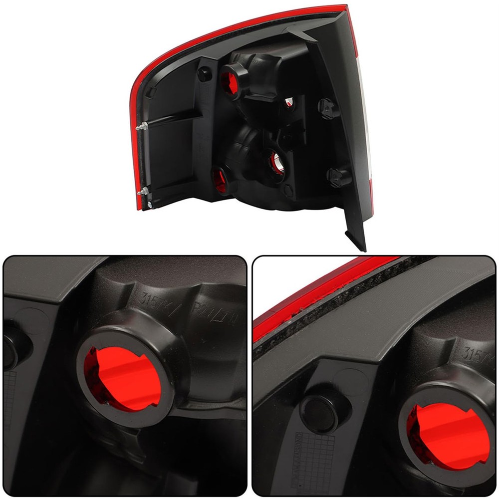 Tail Light Assembly Right Red Lens for Edge 2011-2014