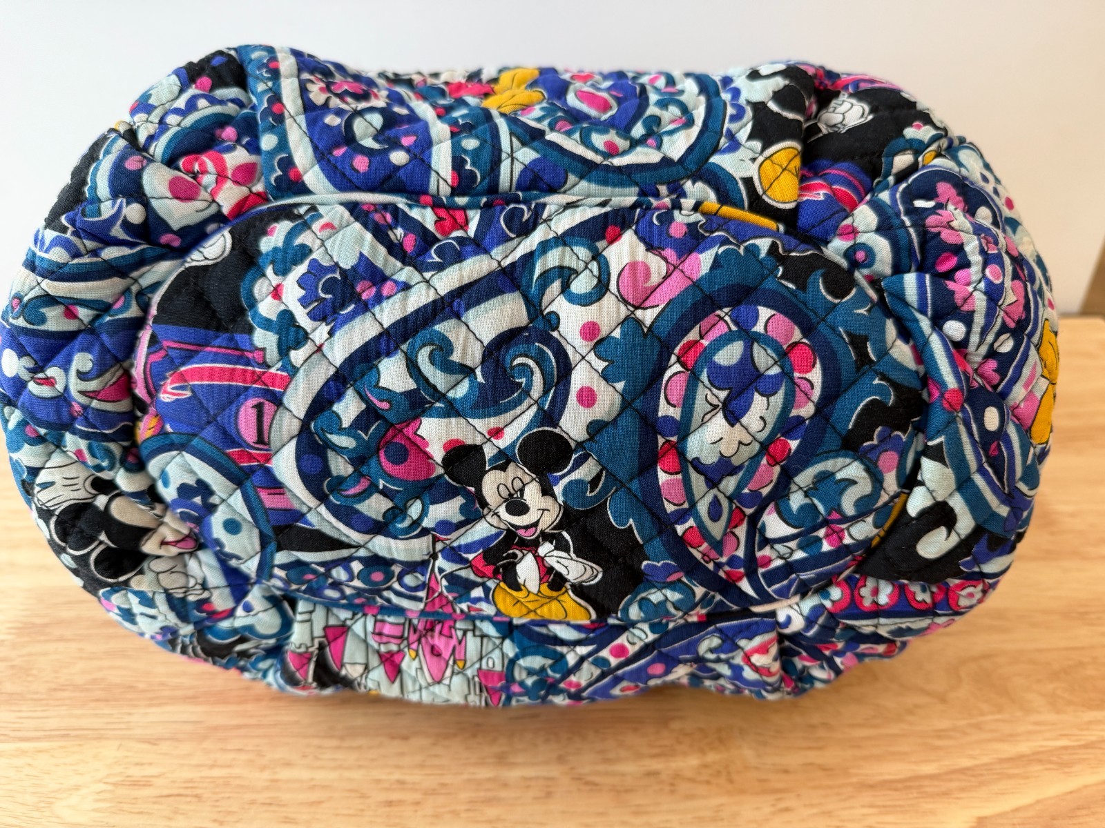 Vera Bradley Iconic Glenna Satchel Bag Disney Castle Mickey's Whimsical Paisley