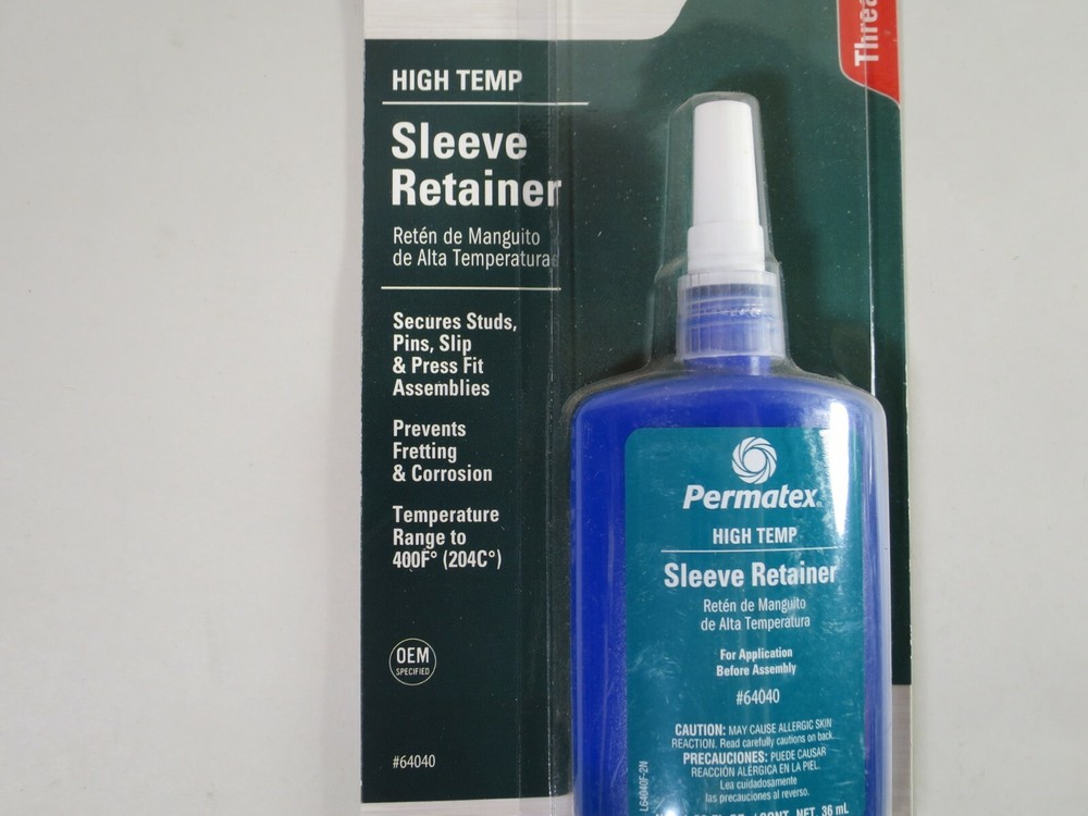 Permatex 64040 High Temperature Sleeve Retainer 36 ml